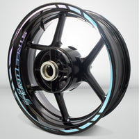 Motorcycle Rim Wheel Decal Accessory Sticker for Triumph Street Triple 675 - Motorcycle stickers and decals