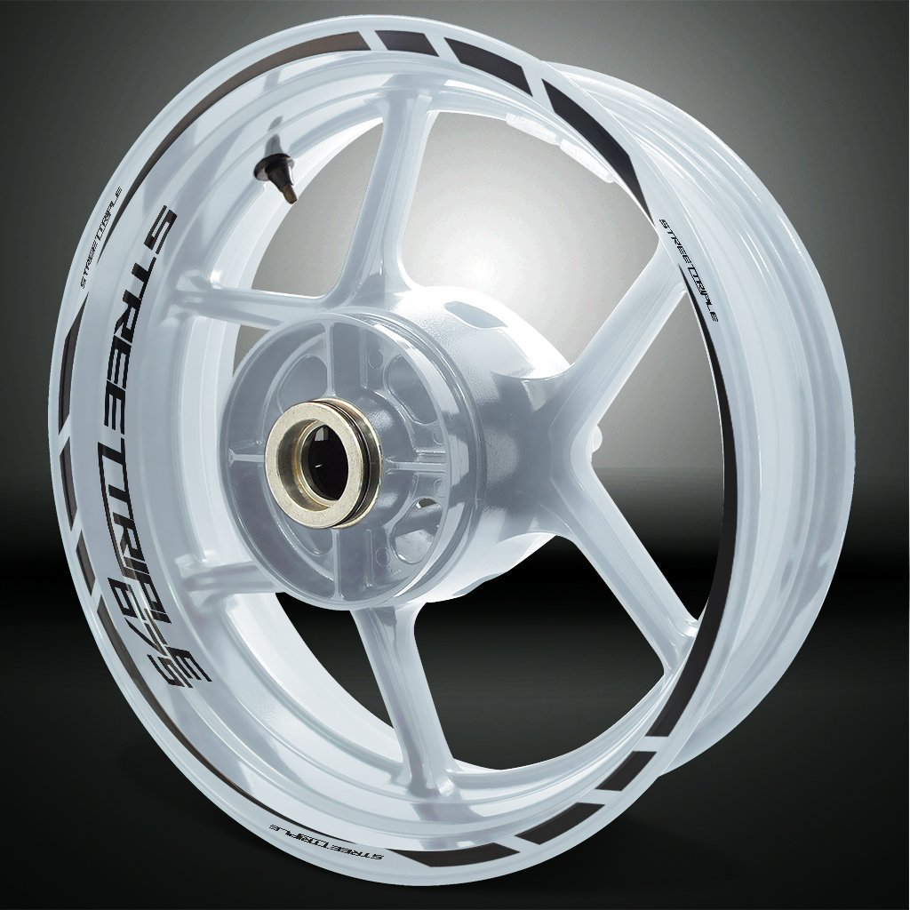 Motorcycle Rim Wheel Decal Accessory Sticker for Triumph Street Triple 675 - Motorcycle stickers and decals