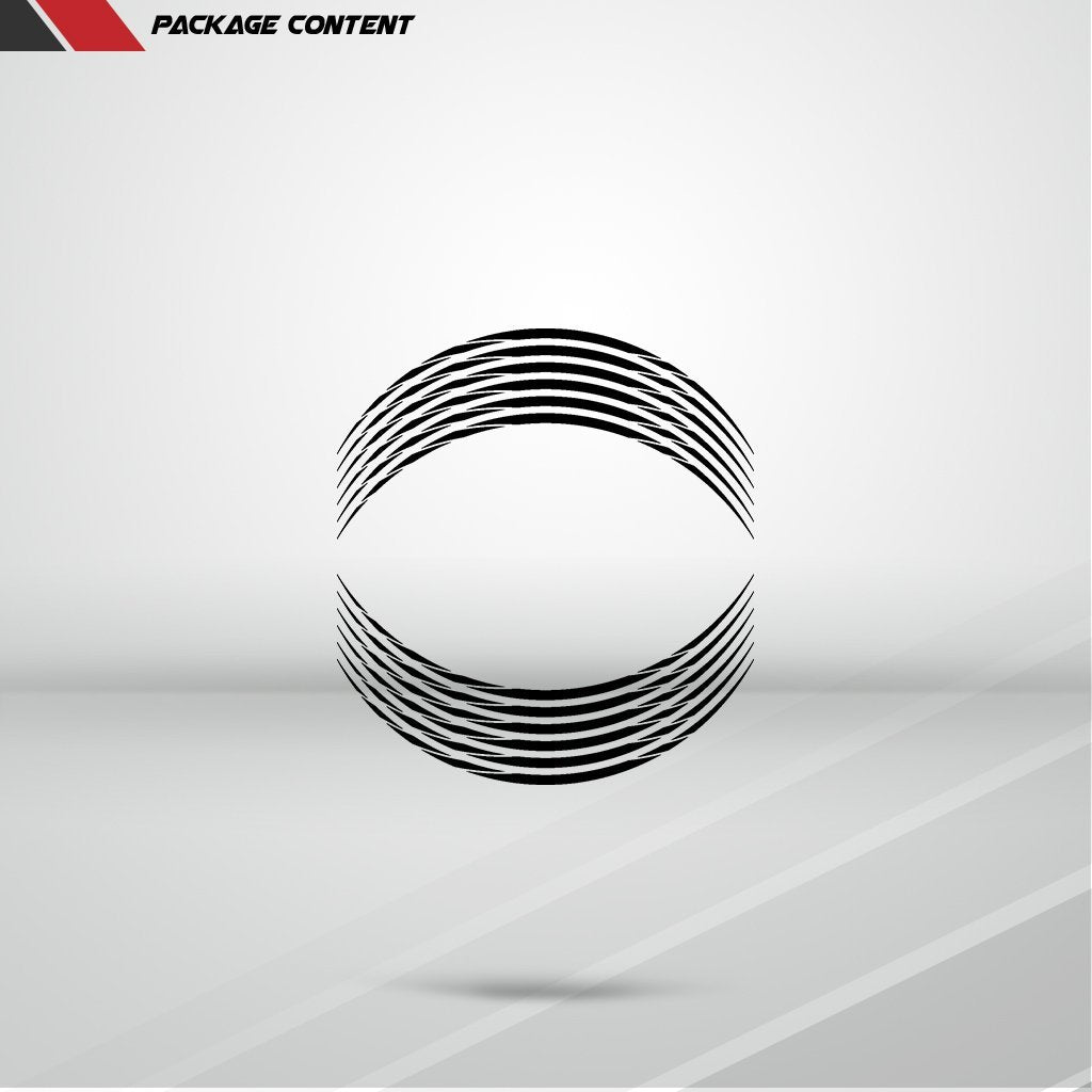 Spiral Outer Rim Liner Stripe - Stickman Vinyls