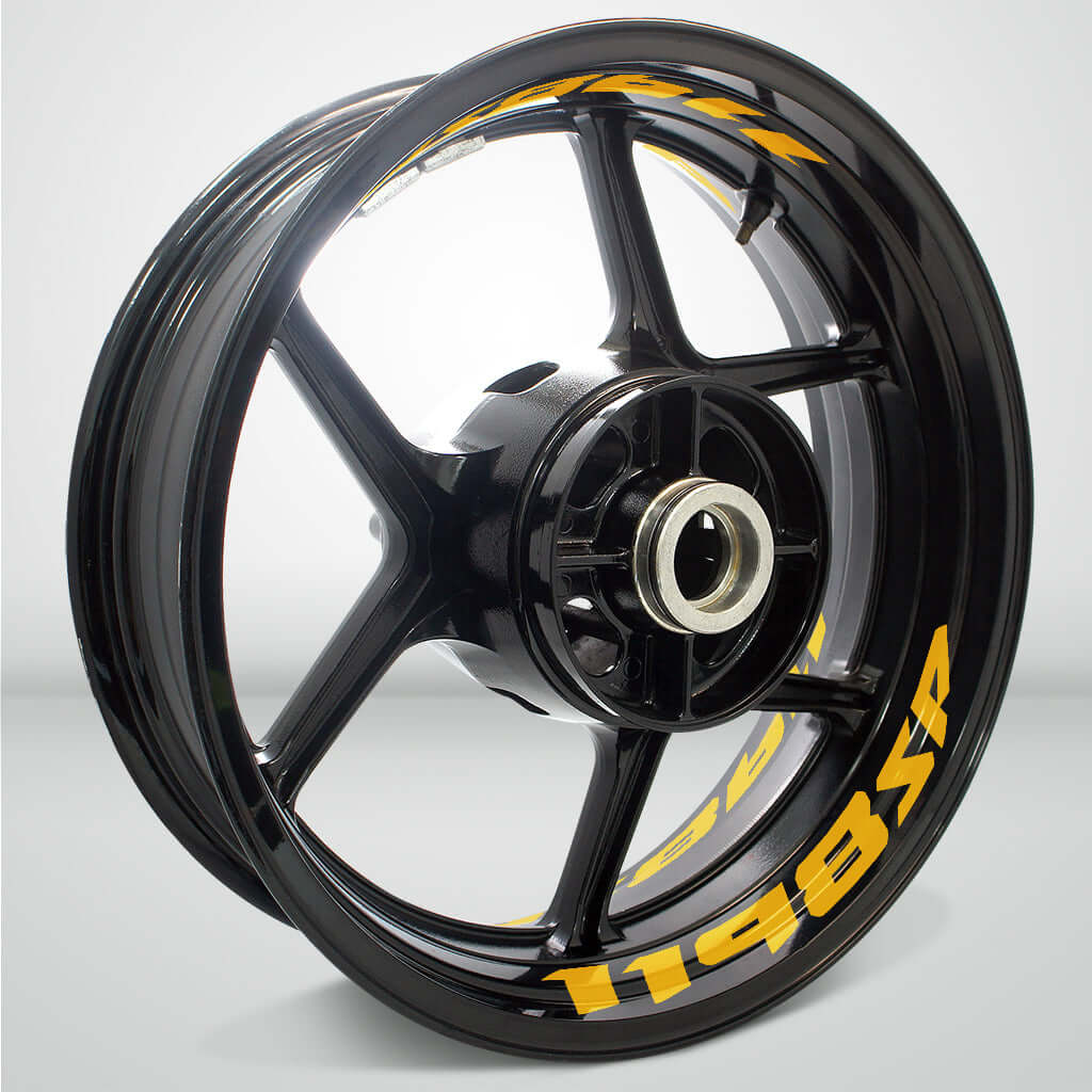 Dual Pack Inner Rim Tape Sticker Decal for Ducati 1198sp - Motorcycle stickers and decals