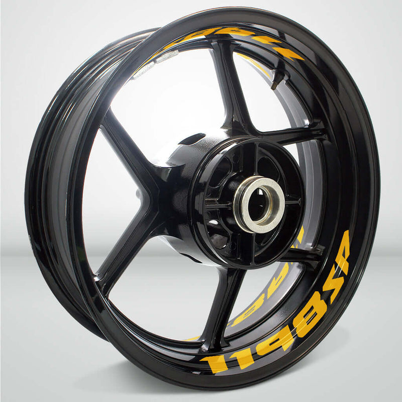 Dual Pack Inner Rim Tape Sticker Decal for Ducati 1198sp - Motorcycle stickers and decals