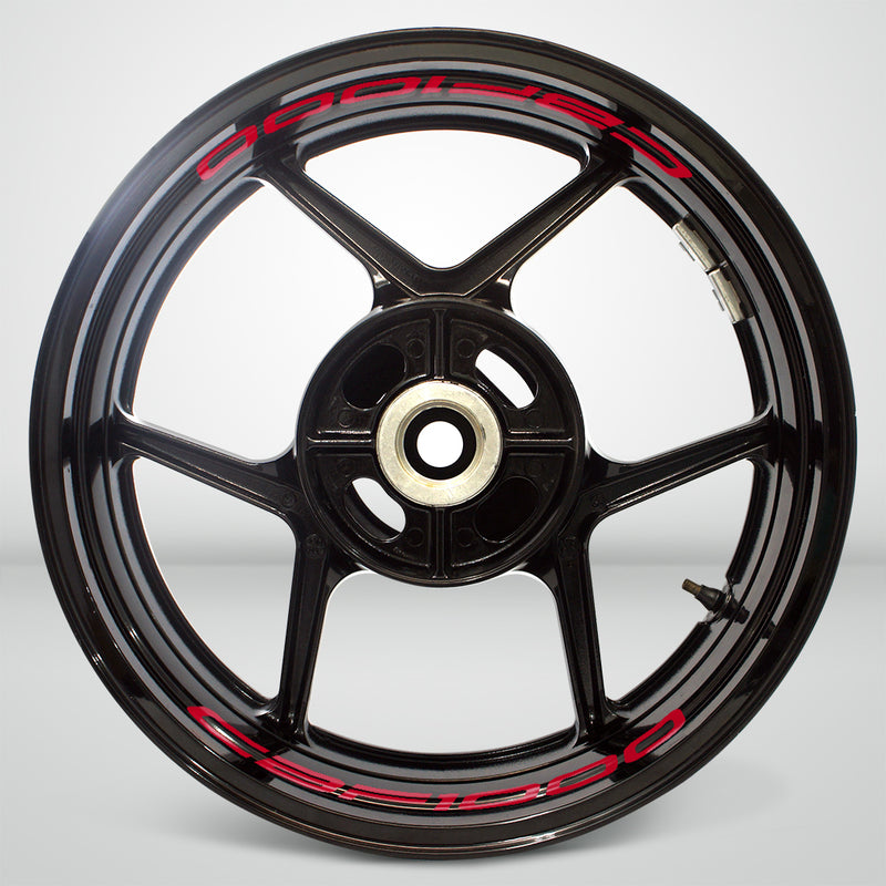 Dual Pack Inner Rim Tape Sticker Decal for Honda CBF 1000 - Motorcycle stickers and decals