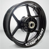 Dual Pack Inner Rim Tape Sticker Decal for Honda CBF 500 - Motorcycle stickers and decals