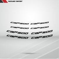 Dual Pack Inner Rim Tape Sticker Decal for Honda CBF 500 - Motorcycle stickers and decals