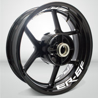 Dual Pack Inner Rim Tape Sticker Decal for Kawasaki ER6F - Motorcycle stickers and decals