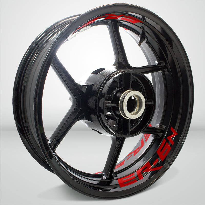 Dual Pack Inner Rim Tape Sticker Decal for Kawasaki ER6N - Motorcycle stickers and decals