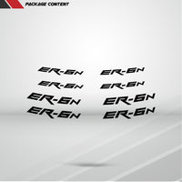 Dual Pack Inner Rim Tape Sticker Decal for Kawasaki ER6N - Motorcycle stickers and decals