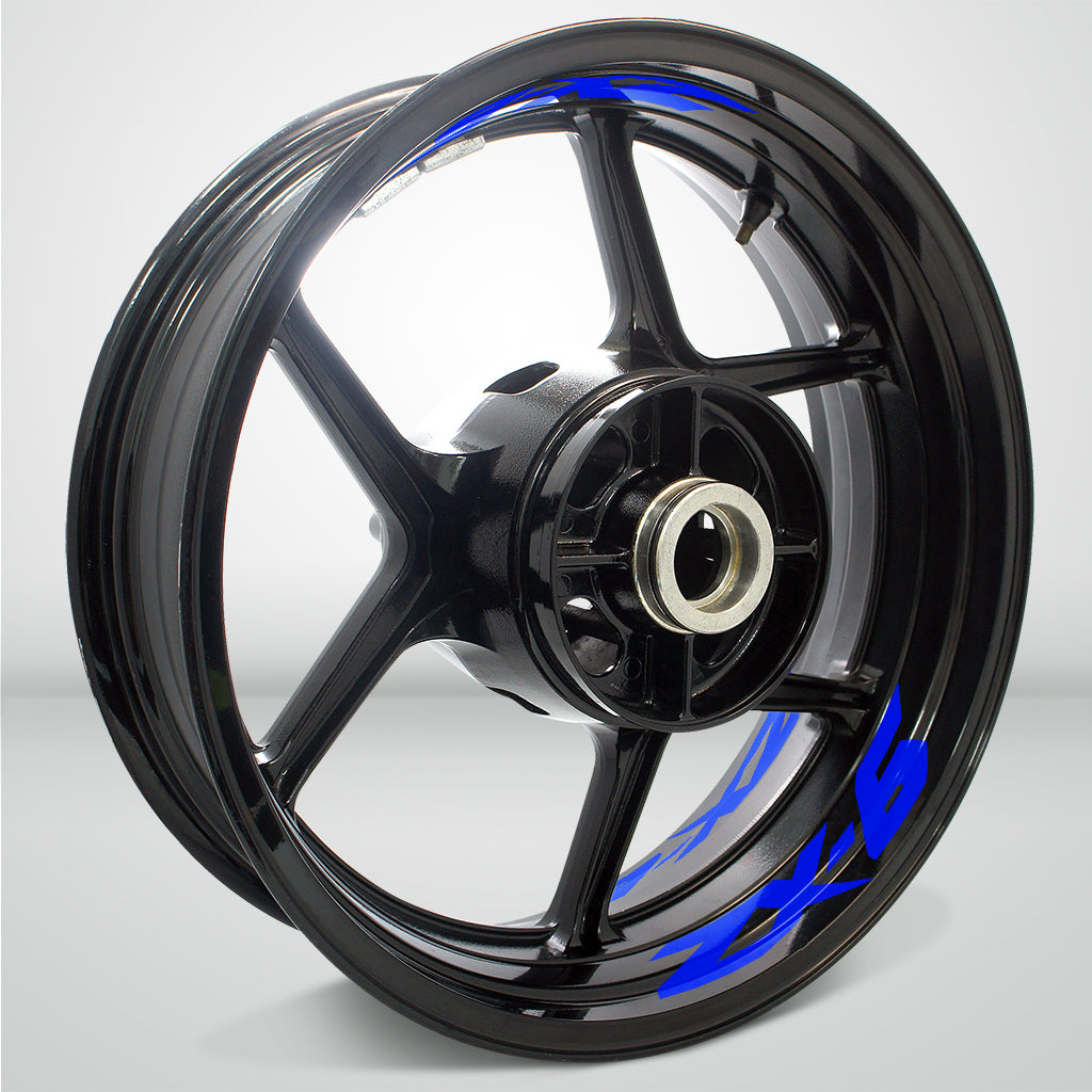 Dual Pack Inner Rim Tape Sticker Decal for Kawasaki ZX6 - Motorcycle stickers and decals