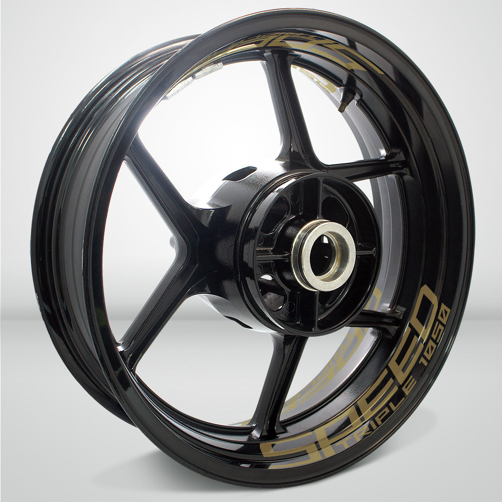 Dual Pack Inner Rim Tape Sticker Decal for Triumph Speed Triple 1050 - Motorcycle stickers and decals