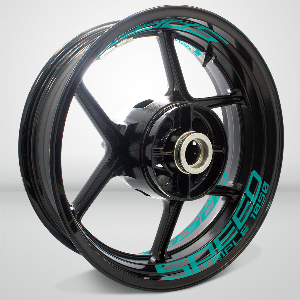 Dual Pack Inner Rim Tape Sticker Decal for Triumph Speed Triple 1050 - Motorcycle stickers and decals