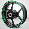 Motorcycle Rim Wheel Decal Accessory Sticker for Kawasaki ZXR750 - Motorcycle stickers and decals