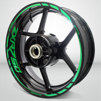 Motorcycle Rim Wheel Decal Accessory Sticker for Kawasaki ZXR750 - Motorcycle stickers and decals