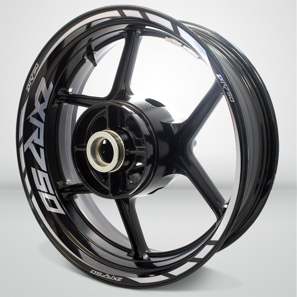 Motorcycle Rim Wheel Decal Accessory Sticker for Kawasaki ZXR750 - Motorcycle stickers and decals