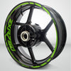 Motorcycle Rim Wheel Decal Accessory Sticker for Kawasaki ZXR750 - Motorcycle stickers and decals