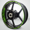 Motorcycle Rim Wheel Decal Accessory Sticker for Kawasaki ZXR750 - Motorcycle stickers and decals
