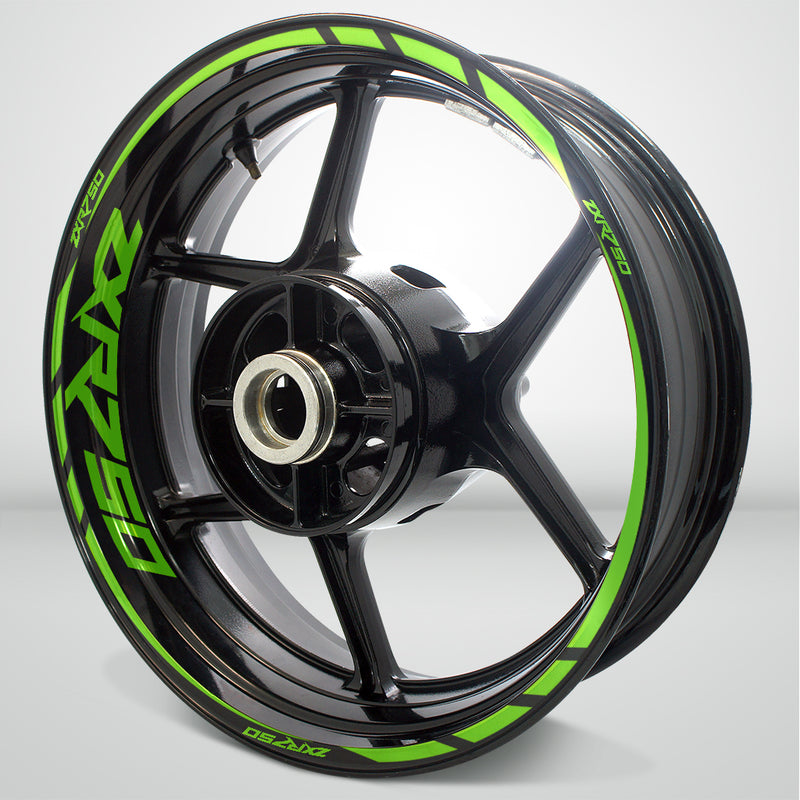 Motorcycle Rim Wheel Decal Accessory Sticker for Kawasaki ZXR750 - Motorcycle stickers and decals