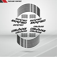 Motorcycle Rim Wheel Decal Accessory Sticker for Kawasaki ZXR750 - Motorcycle stickers and decals