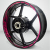 Kawasaki Z650 Motorcycle Rim Wheel Decal Accessory Sticker - Motorcycle stickers and decals