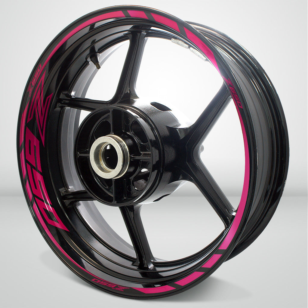 Kawasaki Z650 Motorcycle Rim Wheel Decal Accessory Sticker - Motorcycle stickers and decals