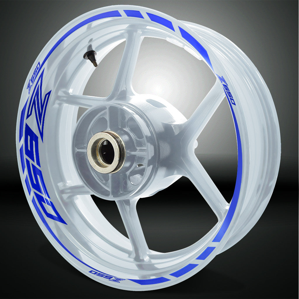 Kawasaki Z650 Motorcycle Rim Wheel Decal Accessory Sticker - Motorcycle stickers and decals