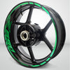 Kawasaki Z650 Motorcycle Rim Wheel Decal Accessory Sticker - Motorcycle stickers and decals