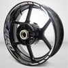 Kawasaki Z650 Motorcycle Rim Wheel Decal Accessory Sticker - Motorcycle stickers and decals