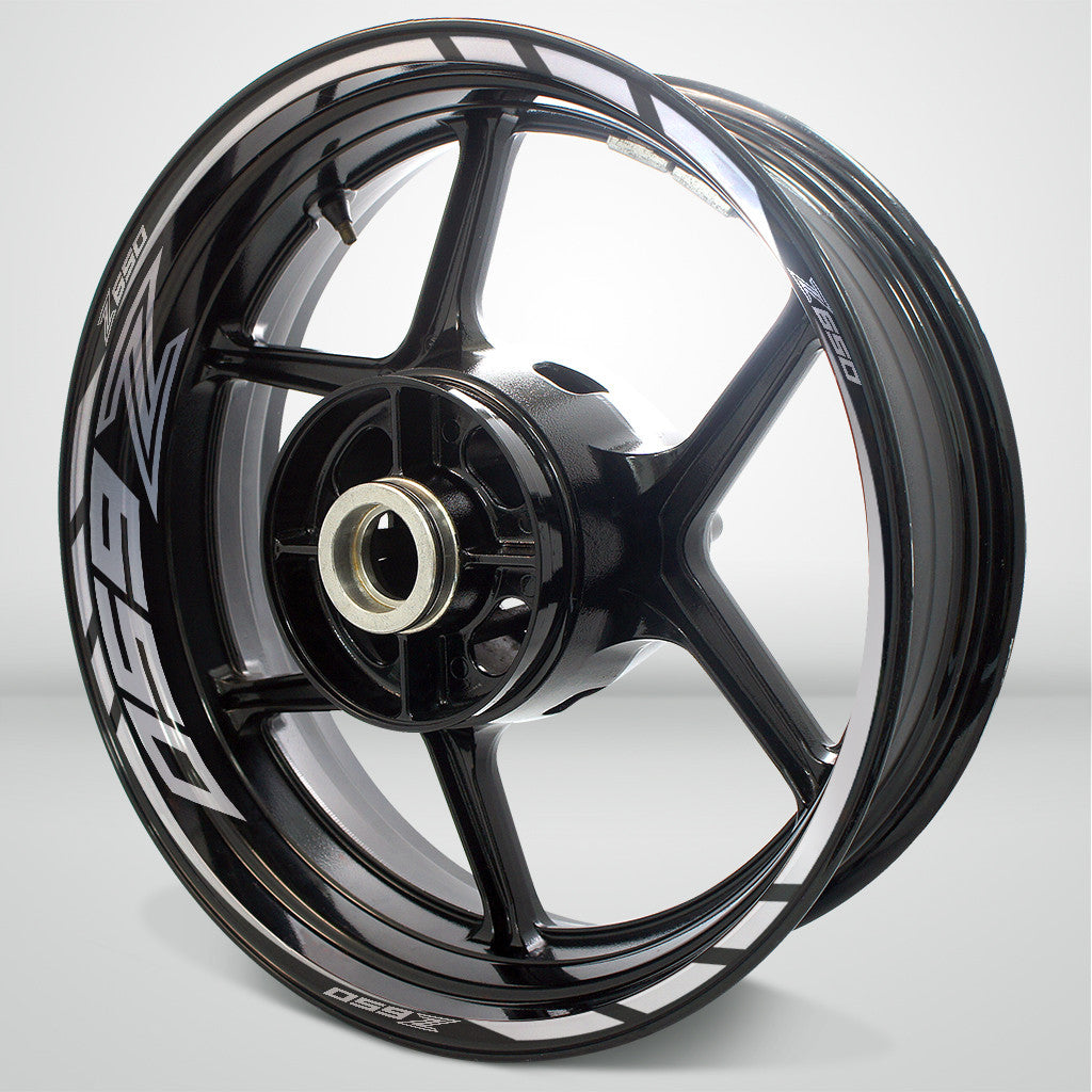 Kawasaki Z650 Motorcycle Rim Wheel Decal Accessory Sticker - Motorcycle stickers and decals