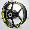 Kawasaki Z650 Motorcycle Rim Wheel Decal Accessory Sticker - Motorcycle stickers and decals