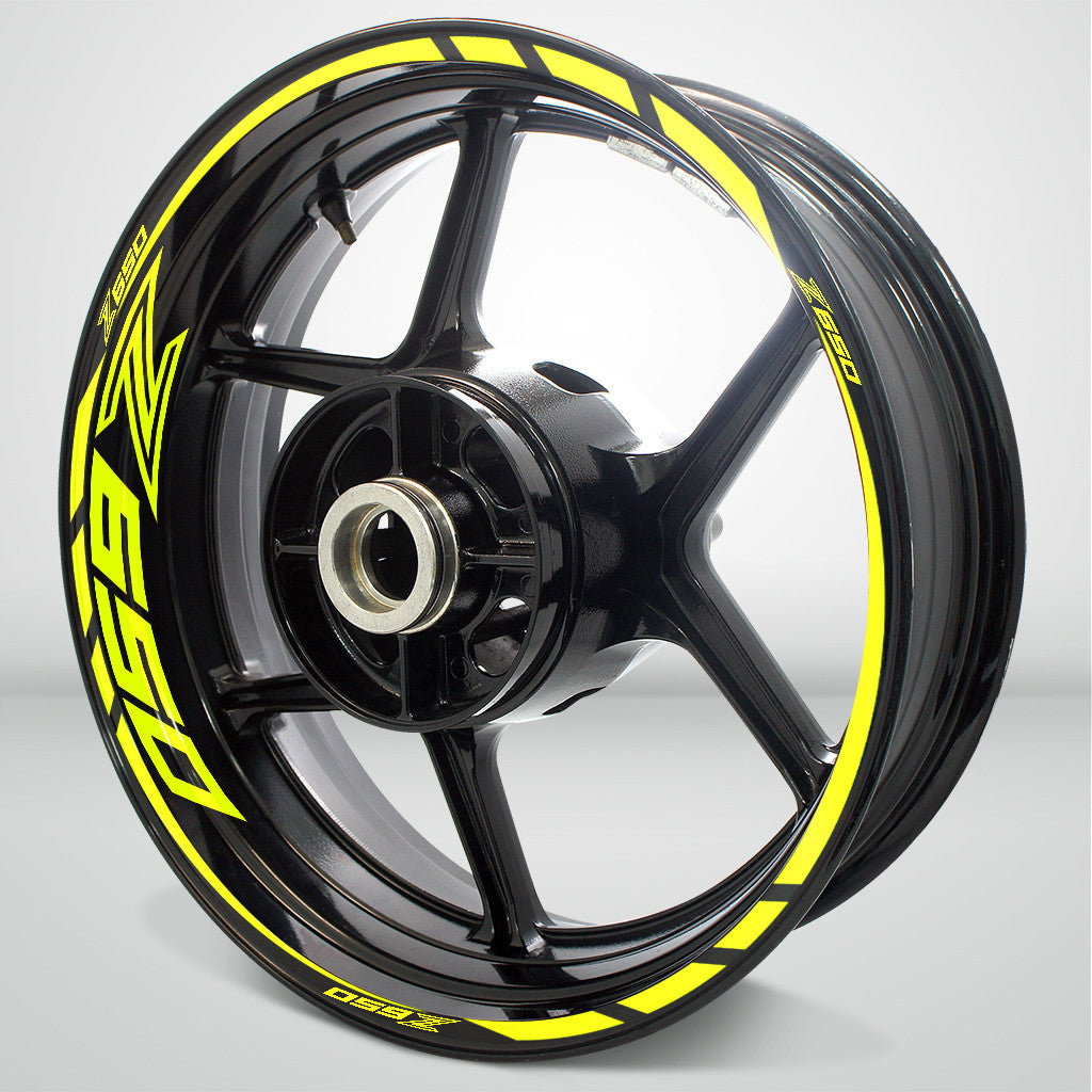 Kawasaki Z650 Motorcycle Rim Wheel Decal Accessory Sticker - Motorcycle stickers and decals