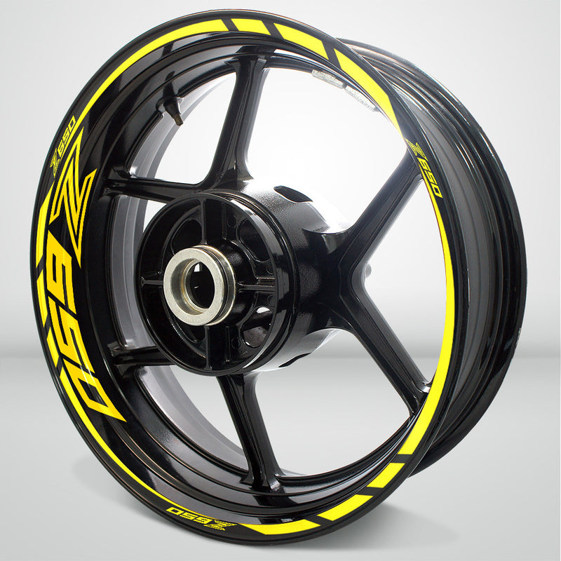 Kawasaki Z650 Motorcycle Rim Wheel Decal Accessory Sticker - Motorcycle stickers and decals