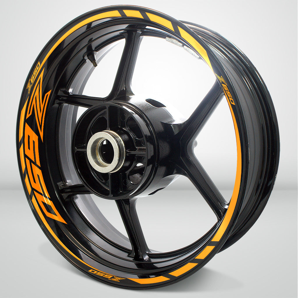 Kawasaki Z650 Motorcycle Rim Wheel Decal Accessory Sticker - Motorcycle stickers and decals