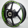 Kawasaki Z650 Motorcycle Rim Wheel Decal Accessory Sticker - Motorcycle stickers and decals