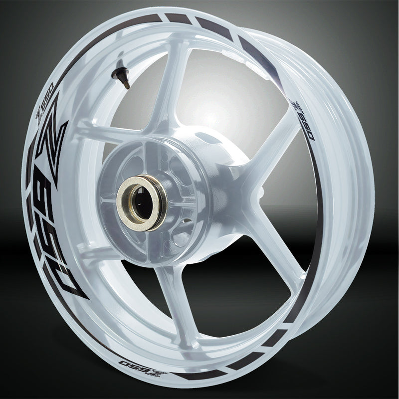 Kawasaki Z650 Motorcycle Rim Wheel Decal Accessory Sticker - Motorcycle stickers and decals