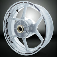 Motorcycle Rim Wheel Decal Accessory Sticker for Yamaha FJR 1300 - Motorcycle stickers and decals