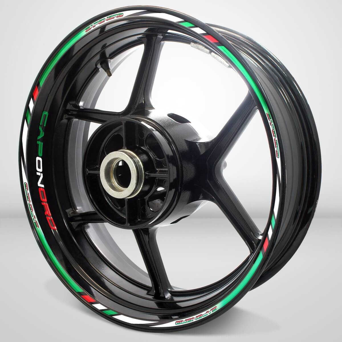 Aprilia Caponord 1200 Wheel Rim Sticker Decal Stripe Motorcycle Bike MM-Kit v3 - Stickman Vinyls