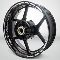 Aprilia Caponord Motorcycle Rim Wheel Decal Accessory Sticker - Motorcycle stickers and decals