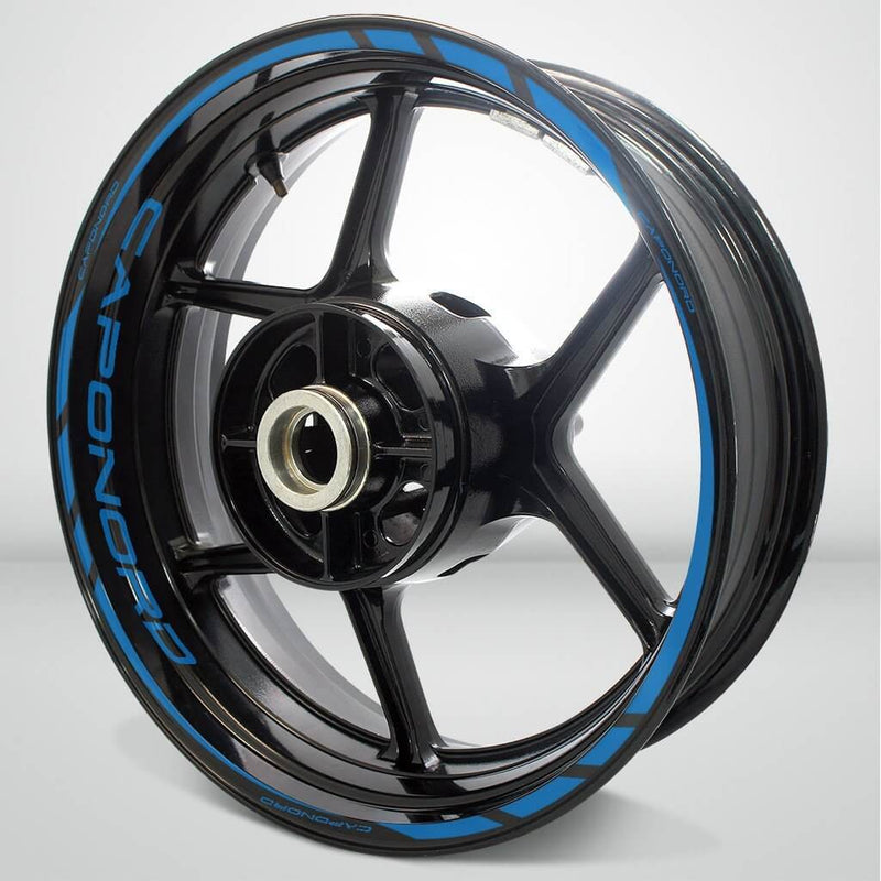 Aprilia Caponord Motorcycle Rim Wheel Decal Accessory Sticker - Motorcycle stickers and decals
