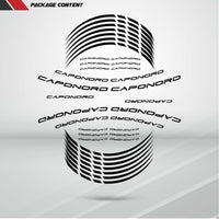 Aprilia Caponord Motorcycle Rim Wheel Decal Accessory Sticker - Motorcycle stickers and decals
