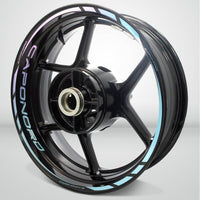 Aprilia Caponord Motorcycle Rim Wheel Decal Accessory Sticker - Motorcycle stickers and decals