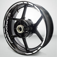 Aprilia Caponord Motorcycle Rim Wheel Decal Accessory Sticker - Motorcycle stickers and decals