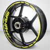 Aprilia Mana 850 Motorcycle Rim Wheel Decal Accessory Sticker - Motorcycle stickers and decals