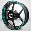 Aprilia Mana 850 Motorcycle Rim Wheel Decal Accessory Sticker - Motorcycle stickers and decals