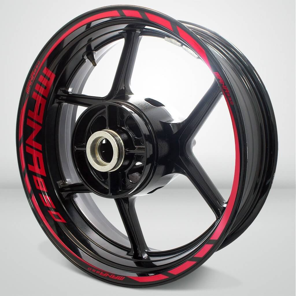 Aprilia Mana 850 Motorcycle Rim Wheel Decal Accessory Sticker - Motorcycle stickers and decals