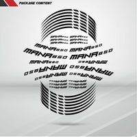 Aprilia Mana 850 Motorcycle Rim Wheel Decal Accessory Sticker - Motorcycle stickers and decals