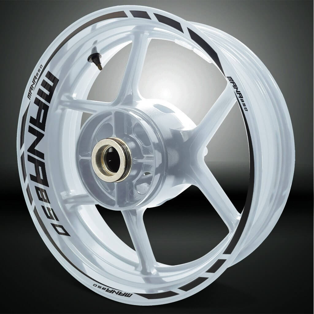 Aprilia Mana 850 Motorcycle Rim Wheel Decal Accessory Sticker - Motorcycle stickers and decals