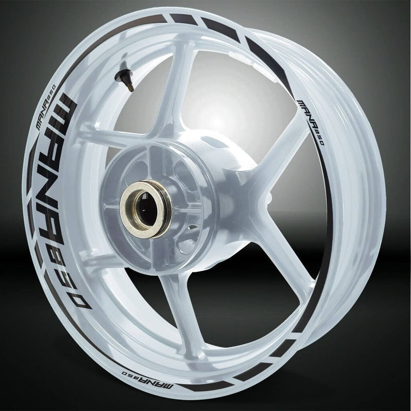 Aprilia Mana 850 Motorcycle Rim Wheel Decal Accessory Sticker - Motorcycle stickers and decals