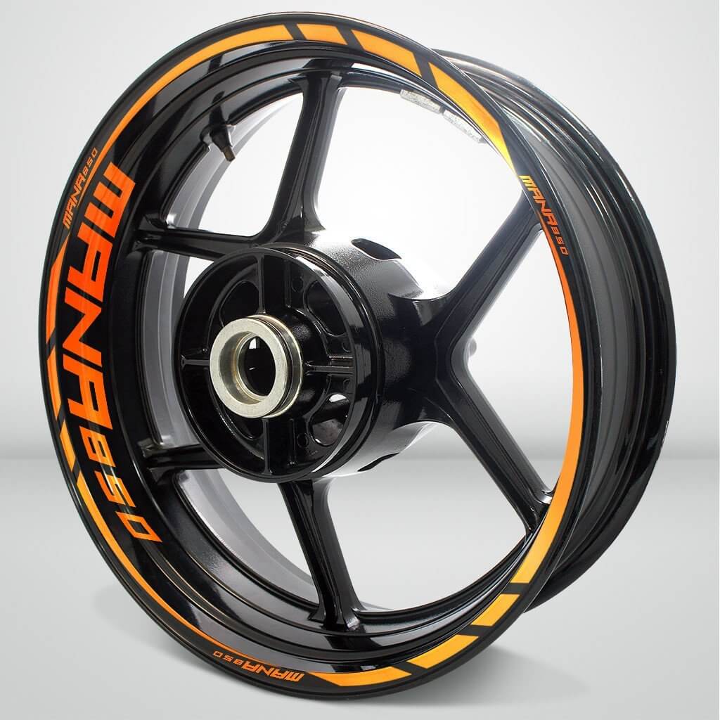 Aprilia Mana 850 Motorcycle Rim Wheel Decal Accessory Sticker - Motorcycle stickers and decals