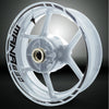 Aprilia Mana 850 Motorcycle Rim Wheel Decal Accessory Sticker - Motorcycle stickers and decals