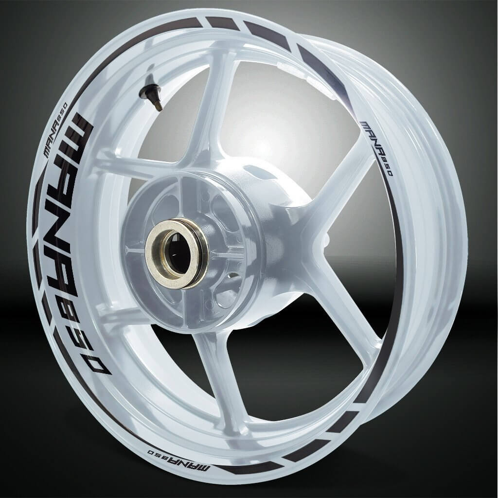 Aprilia Mana 850 Motorcycle Rim Wheel Decal Accessory Sticker - Motorcycle stickers and decals