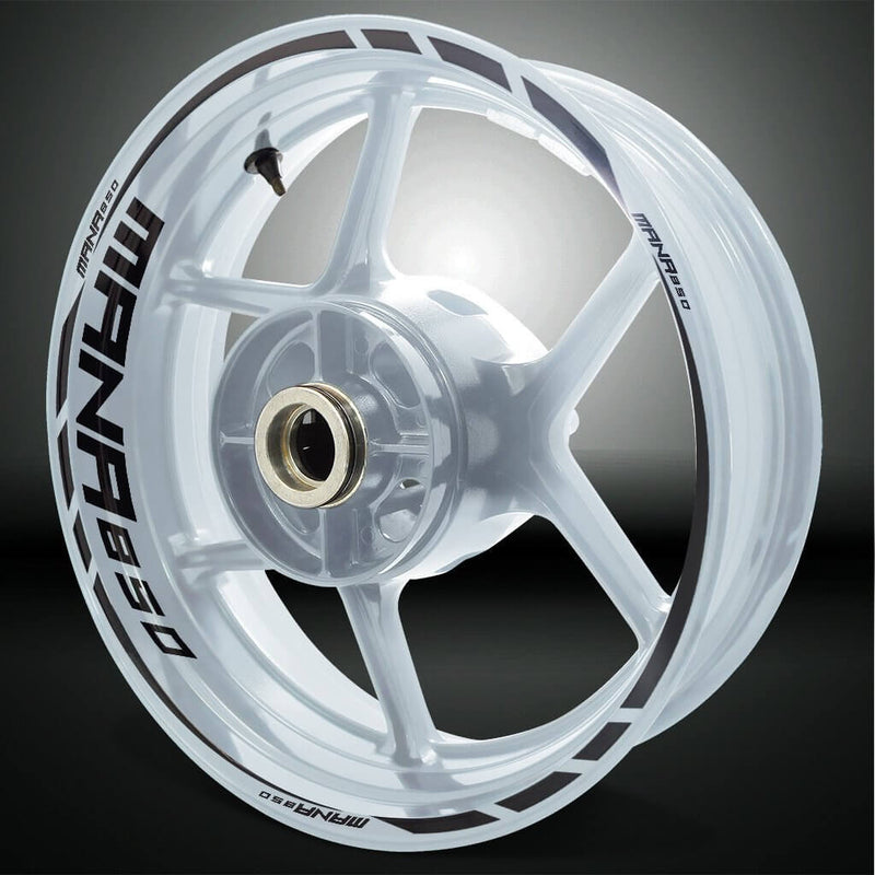 Aprilia Mana 850 Motorcycle Rim Wheel Decal Accessory Sticker - Motorcycle stickers and decals